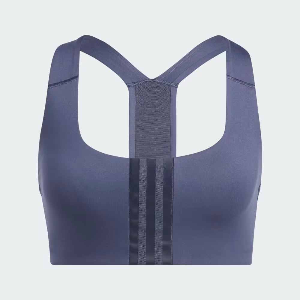 adidas® (Youth 2XS) PowerImpact™ Medium Support Training Bra in Shadow Navy